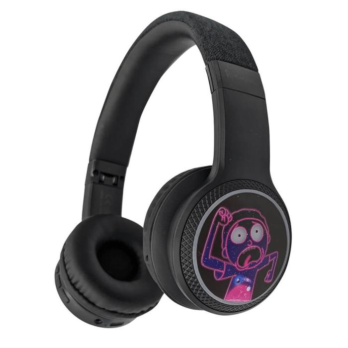 Bild 4,  Rick & Morty LED Trådlösa On-Ear Hörlurar