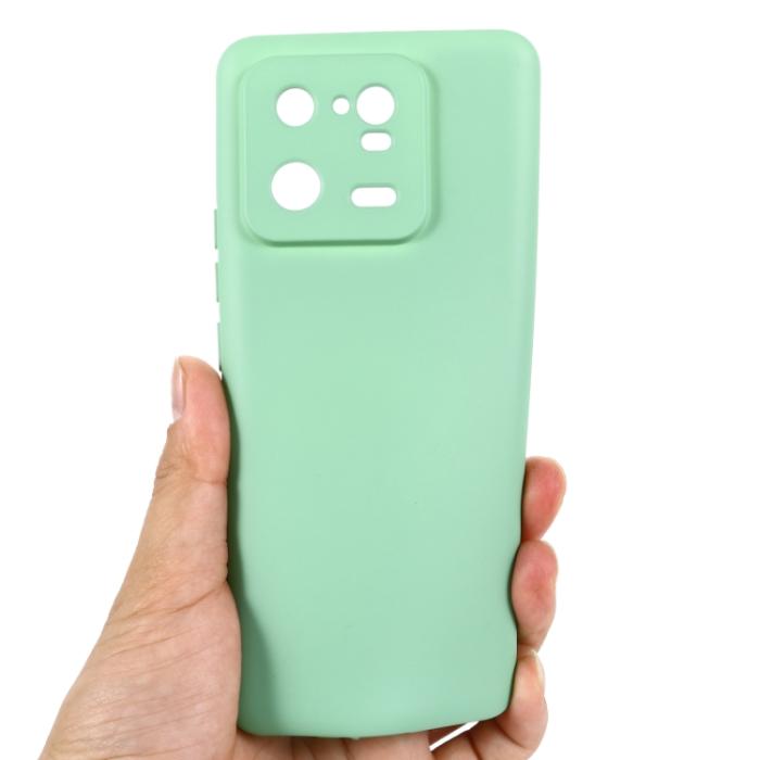 Bild 3,  Xiaomi 13 Pro 5G Skal Liquid Silikon Grön