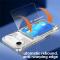  iPhone Air Skal Kickstand Med Kortfack Transparent
