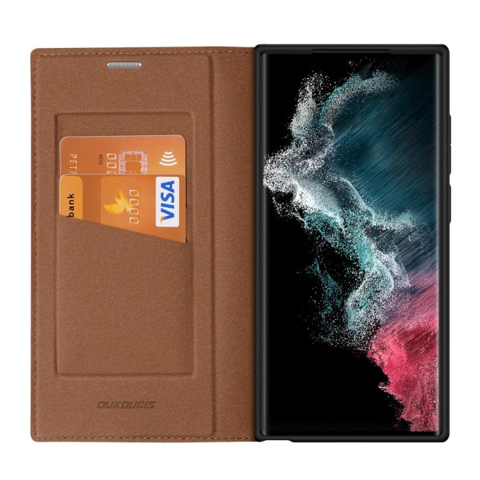 Bild 2, DUX DUCIS DUX DUCIS Galaxy S23 Ultra Fodral Skin X2 Premium Brun