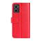  Xiaomi Redmi 10 5G Fodral Crazy Horse Läder Röd