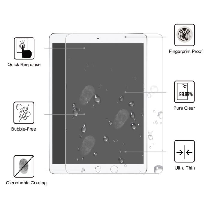 Bild 2,  iPad Air 10.5 (2019)/ Pro 10.5 (2017) - Skärmskydd I Härdat Glas