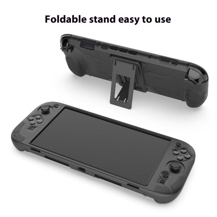 Bild 6, PGTECH PGTECH Nintendo Switch 2 Skal Kickstand Silikon Svart