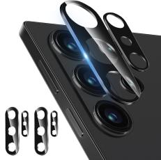  2-Pack Samsung Galaxy S26 Ultra Linsskydd H&auml;rdat Glas Svart