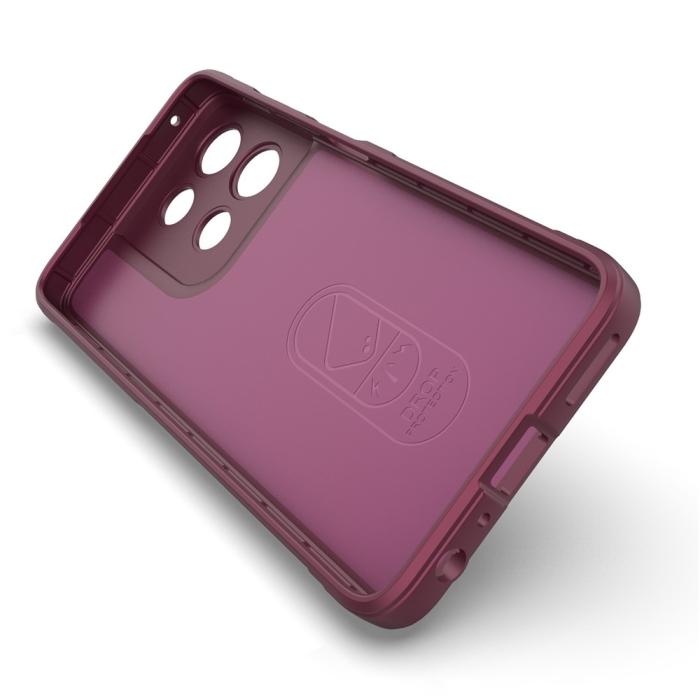 Bild 3,  Motorola Moto G56 5G Skal Magic Shield Vinröd