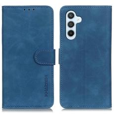 KHAZNEH KHAZNEH Samsung Galaxy A57 5G Fodral Retro L&auml;der Bl&aring;