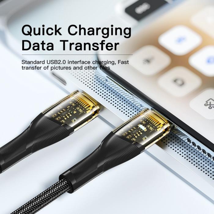 Bild 5, ESSAGER ESSAGER 1m 100W PD USB-C - USB-C Kabel Blå