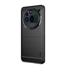 MOFI MOFI Nothing Phone 3a Pro Skal Borstad St&aring;l Textur Svart