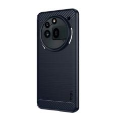 MOFI MOFI Nothing Phone 3a Pro Skal Borstad St&aring;l Textur Bl&aring;