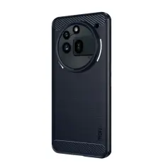 MOFI MOFI Nothing Phone 3a Pro Skal Borstad St&aring;l Textur Bl&aring;