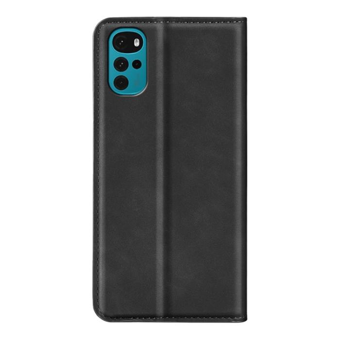 Bild 3,  Motorola Moto G22 Fodral Retro Flip Svart