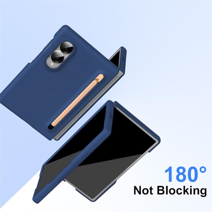 Bild 3,  Samsung Galaxy Z Fold 8 Skal Inkl. Skärmskydd & Penna Safirblå