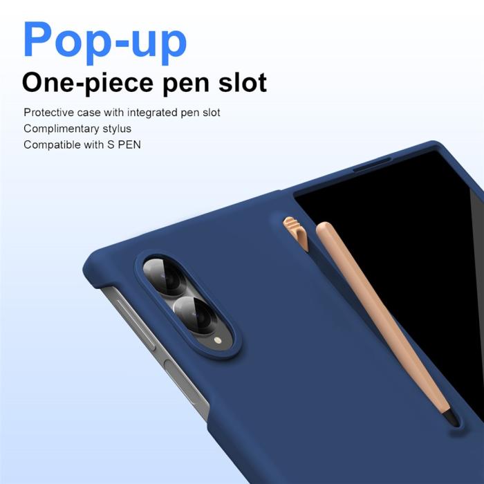Bild 4,  Samsung Galaxy Z Fold 8 Skal Inkl. Skärmskydd & Penna Safirblå