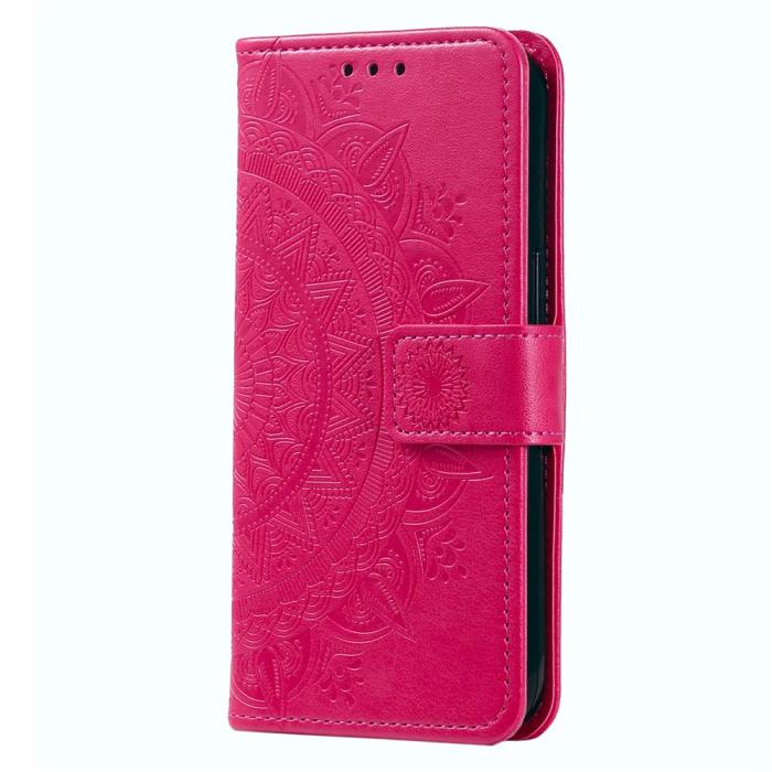 Bild 5,  Samsung Galaxy A07 Fodral Mandala Läder Rosa