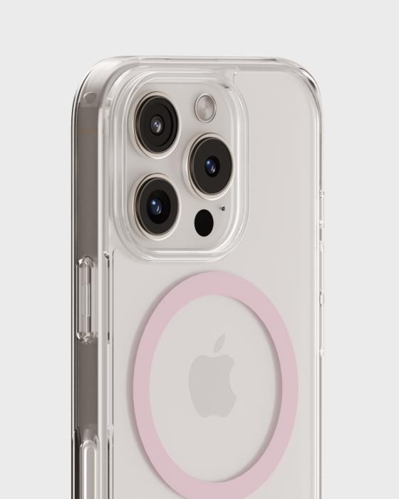 Bild 4, holdit holdit iPhone 16 Mobilskal MagSafe Rosa/Transparent