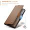 CASEME CASEME Xiaomi 14 Ultra Fodral Läder RFID Brun