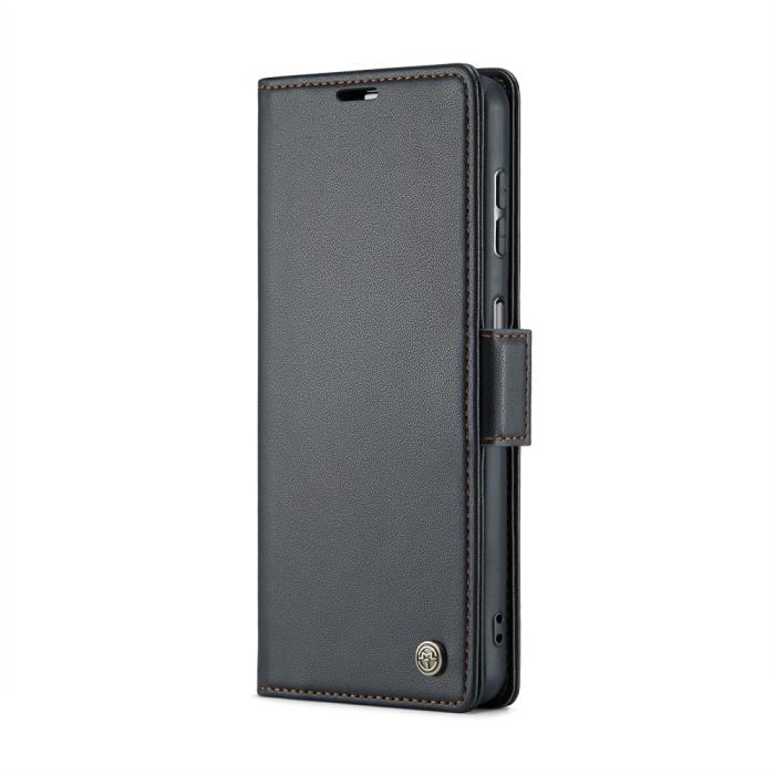 Bild 2, CASEME CASEME Samsung Galaxy A16 Fodral Läder RFID Svart