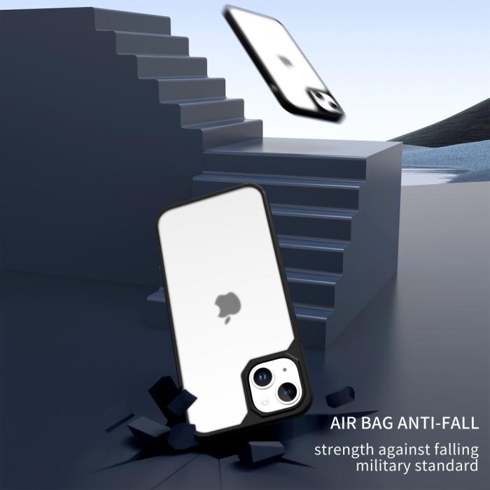 Bild 5, LEEU DESIGN LEEU DESIGN iPhone 15 Plus Skal Hybrid Matt Svart