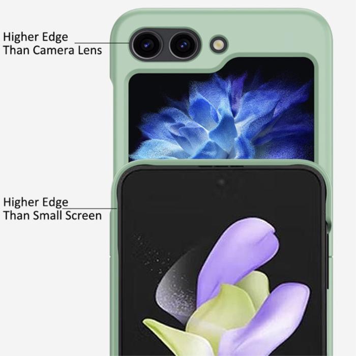 Bild 4,  Galaxy Z Flip 6 / 7 FE Skal Skin Touch Ringhållare Orange
