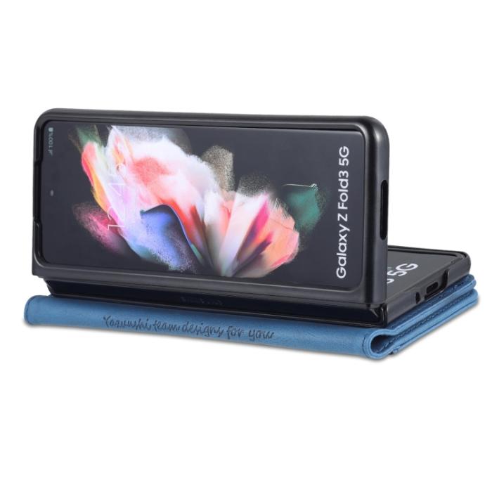 Bild 6, AZNS AZNS Galaxy Z Fold 3 Fodral Skin Touch Blå