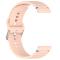  Klockarmband 22 mm Silikon Wave Design Rosa