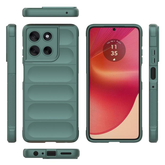 Bild 5,  Motorola Moto G56 5G Skal Magic Shield Grön
