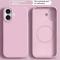  iPhone 17 Skal MagSafe Liquid Silikon Rosa