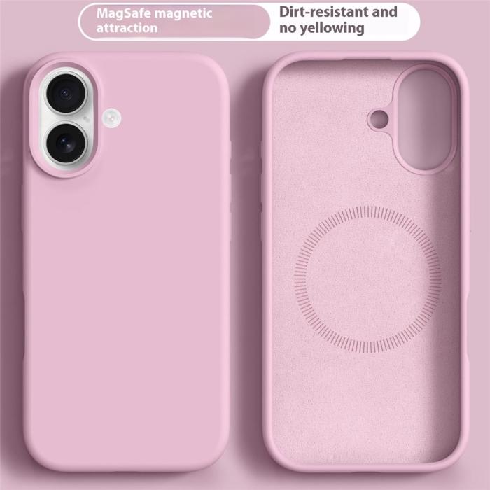 Bild 2,  iPhone 17 Skal MagSafe Liquid Silikon Rosa