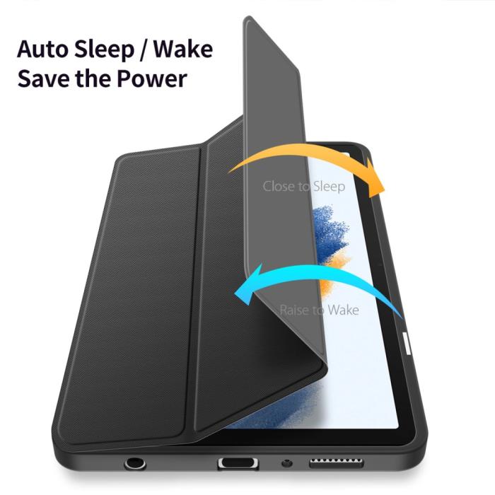Bild 4, DUX DUCIS DUX DUCIS Galaxy Tab A9 Fodral TOBY Tri-Fold Svart