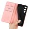  Samsung Galaxy A15 5G Fodral Flip Skin Touch Rosa