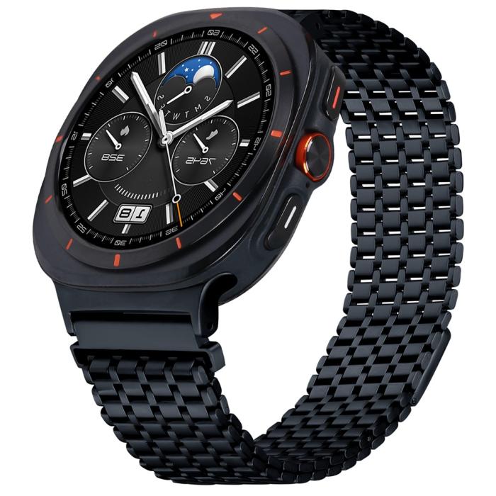 Bild 2,  Galaxy Watch 8 46/44/40 mm Armband Magnetisk Loop Grå