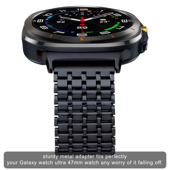 Bild 4,  Galaxy Watch 8 46/44/40 mm Armband Magnetisk Loop Grå