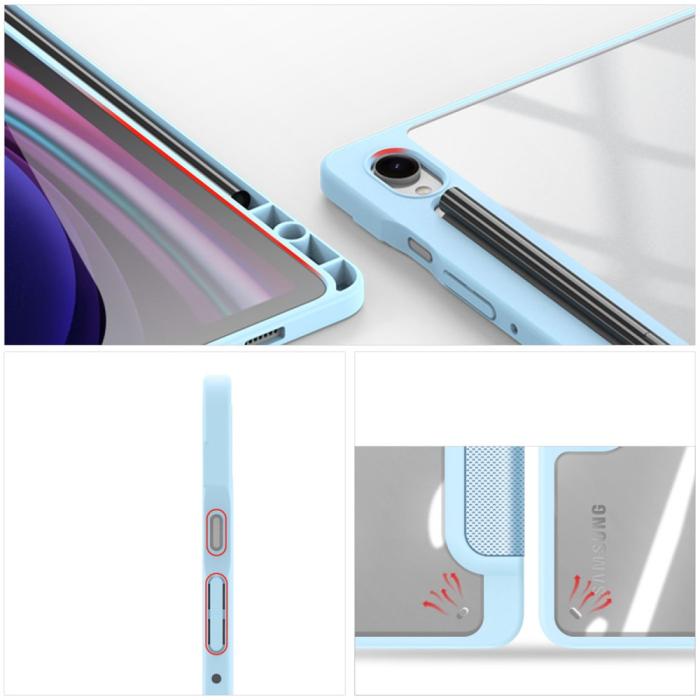 Bild 3, DUX DUCIS DUX DUCIS Galaxy Tab S9 FE Fodral TOBY Hybrid Blå