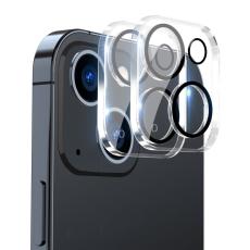 ENKAY ENKAY iPhone 15 / 15 Plus 2-PACK Linsskydd H&auml;rdat Glas