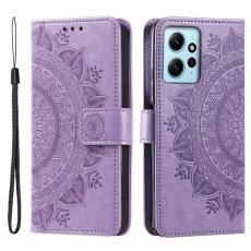  Xiaomi Redmi Note 12 4G Fodral Mandala L&auml;der Lila