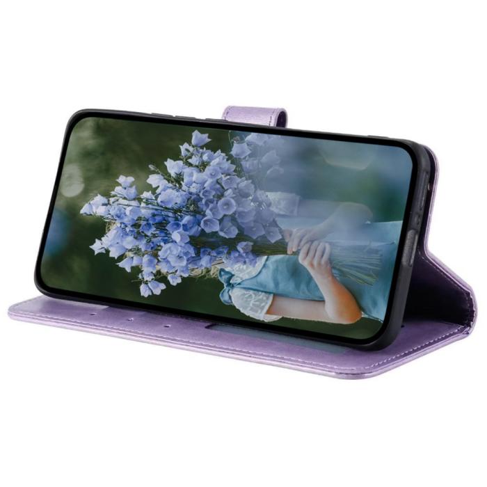 Bild 3,  Xiaomi Redmi Note 12 4G Fodral Mandala Läder Lila
