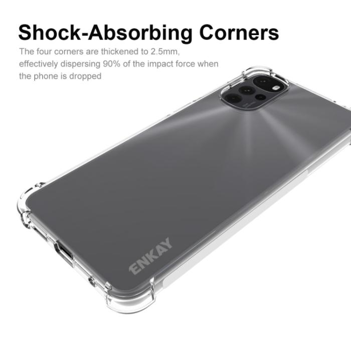 Bild 3, ENKAY ENKAY Motorola Moto G22 Skal Shockproof Transparent