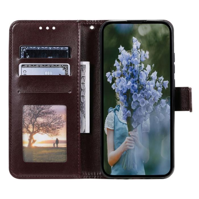 Bild 2,  Samsung Galaxy A07 Fodral Mandala Läder Brun