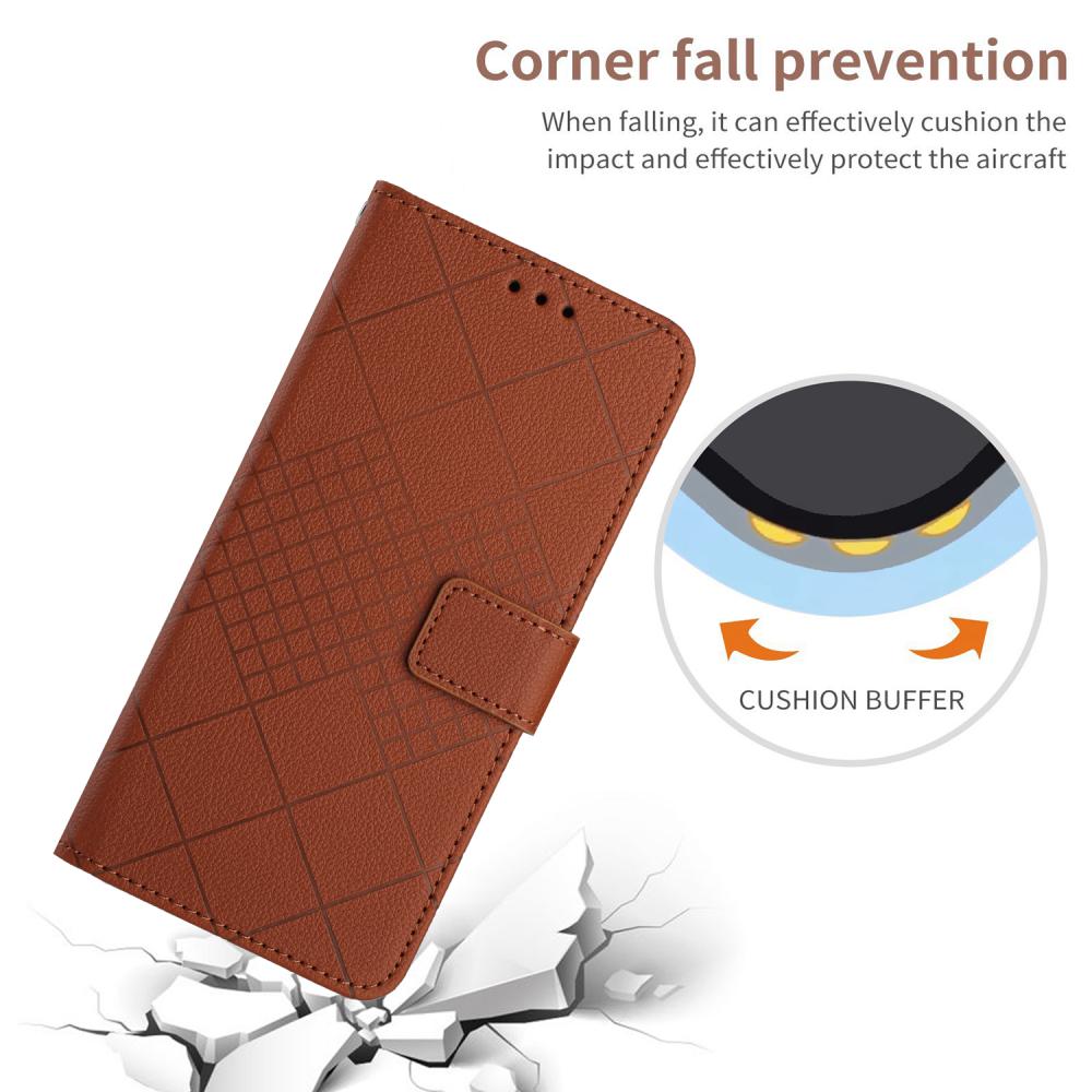  Samsung Galaxy S25 FE Fodral Läder Brun