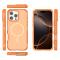  iPhone 16 Pro Skal MagSafe Shockproof Hybrid Orange