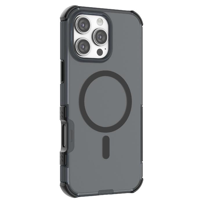 Bild 2,  iPhone 16 Pro Max Skal MagSafe Shockproof Hybrid Svart