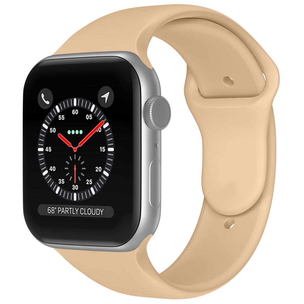 ColorPop Apple Watch 38/40/41/42 mm Silikon Armband (S/M) Valnöt