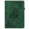  Samsung Galaxy Tab S11 Fodral Butterfly Flower Grön