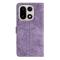  OnePlus 15 Fodral Med Fjäril Tryck Lila