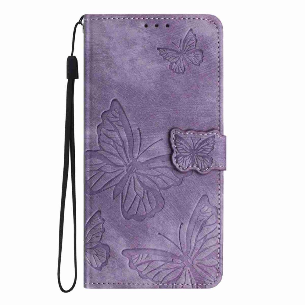  OnePlus 15 Fodral Med Fjäril Tryck Lila