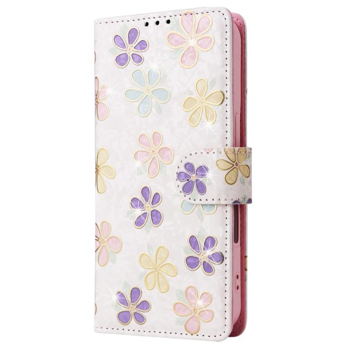 Bild 6,  iPhone 16 Fodral Med Tryck Färgglada Blommor RFID