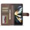LC.IMEEKE LC.IMEEKE Galaxy Z Fold 5 Fodral Läder Brun