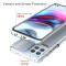 Motorola Moto G100 Skal Akryl/TPU Shockproof Transparent