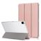  iPad Pro 12.9 (2018/2020/2021) - Tri-Fold Läder Fodral - Roséguld