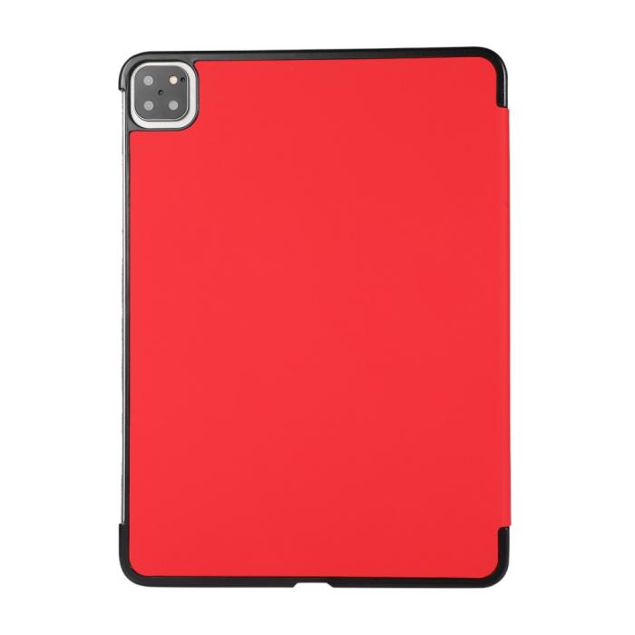 Bild 5,  iPad Pro 11 (2018/2020/2021) - Tri-Fold Läder Fodral - Röd